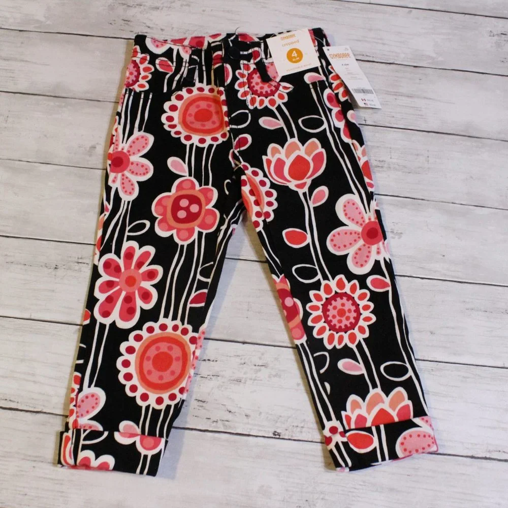 Gymboree Girl Jeans Top Size 4T 4 Slim Lot